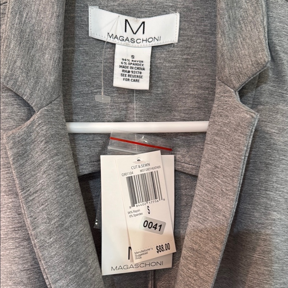 Magaschoni light gray Blazer - Picture 2 of 5